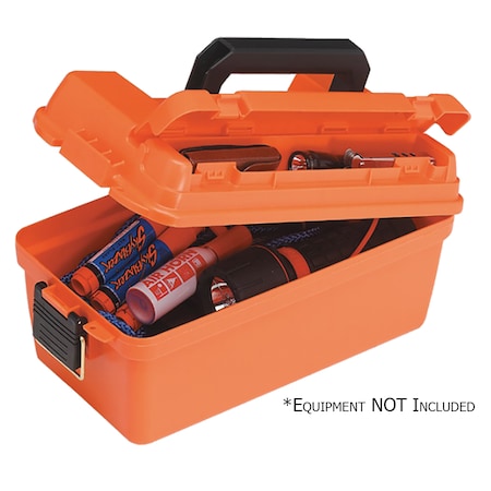 Plano Shallow Dry Storage Box Orange 141250
